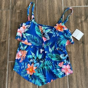 NWT Liz Claiborne swim top